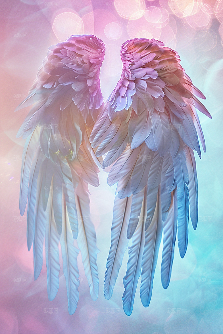 梦幻翅膀唯美梦幻素材