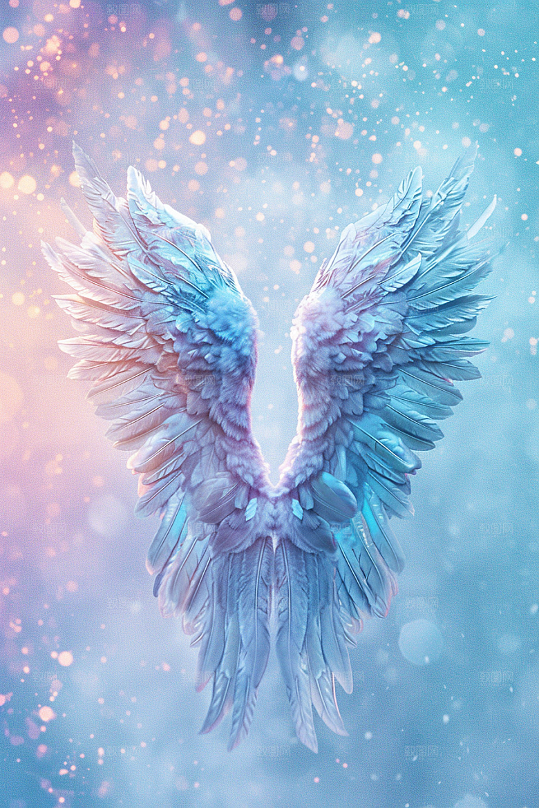 梦幻翅膀唯美梦幻素材