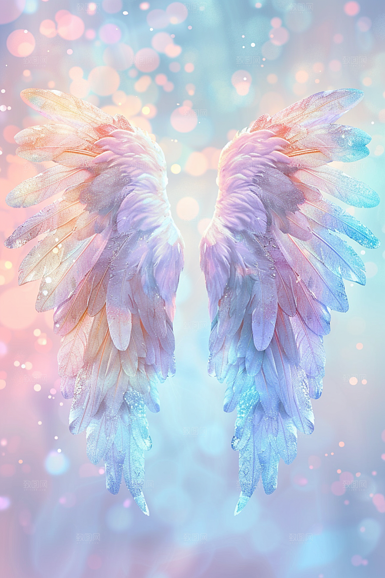 梦幻翅膀梦幻双翼素材