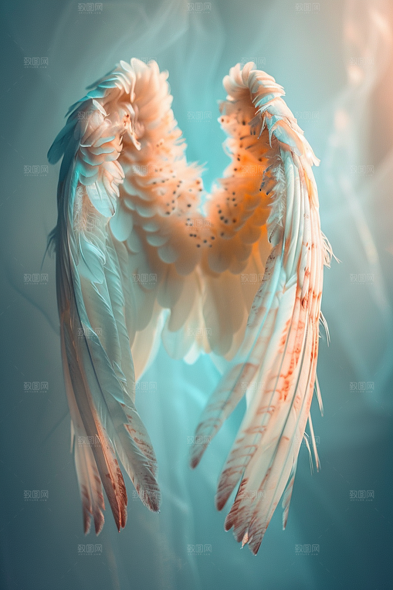 梦幻翅膀浪漫双翼素材