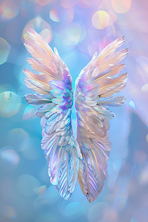 梦幻翅膀唯美天使素材