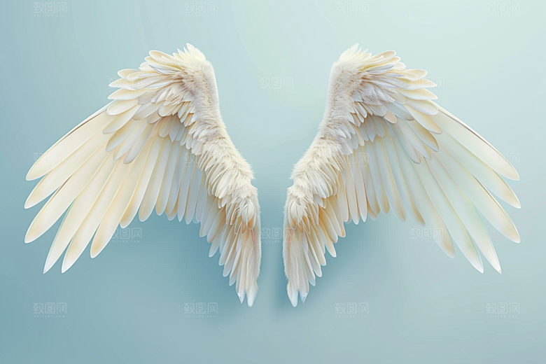 梦幻翅膀梦幻渐变素材