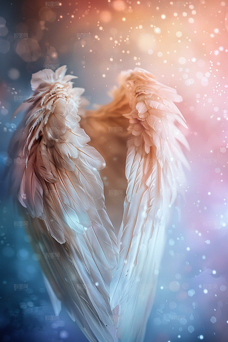 梦幻翅膀梦幻浪漫素材