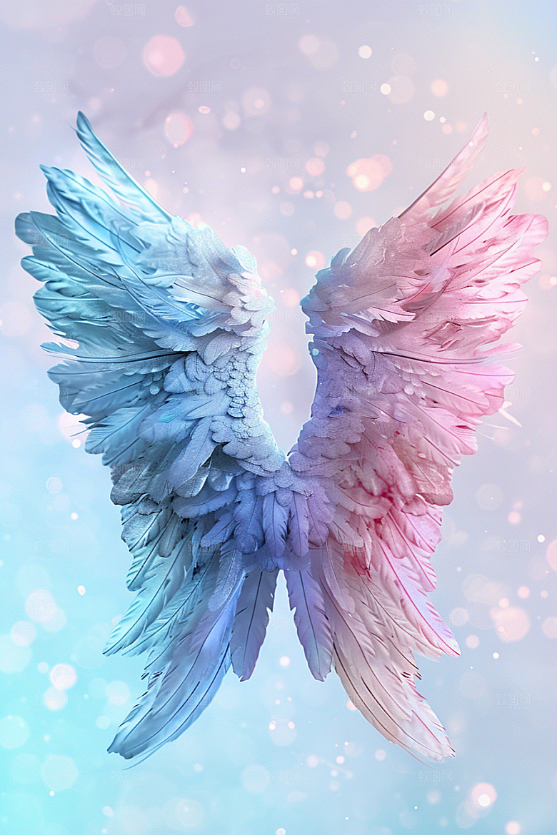 梦幻翅膀梦幻浪漫素材