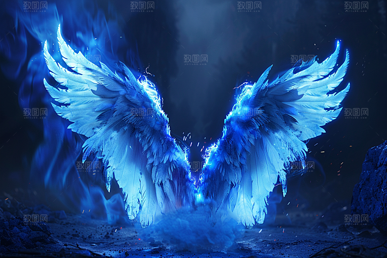 梦幻翅膀梦幻飞翔素材
