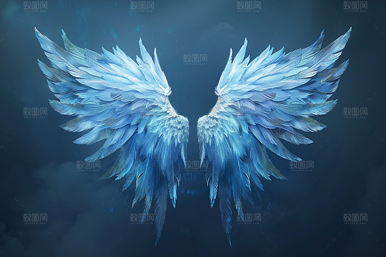 梦幻翅膀双翼高清素材