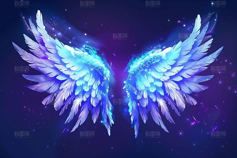 梦幻翅膀双翼梦幻素材