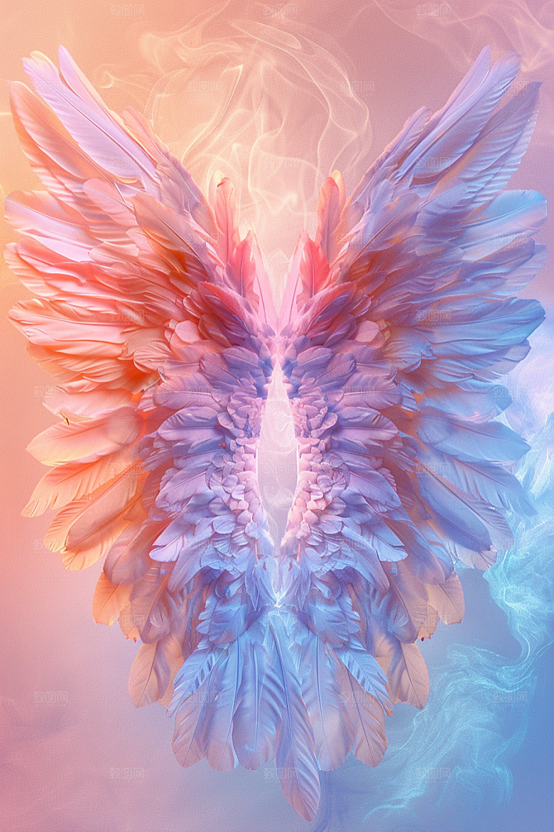 梦幻翅膀高清双翼素材