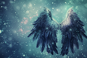 梦幻翅膀梦幻飞翔素材