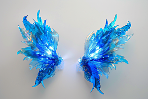 梦幻翅膀梦幻羽毛素材