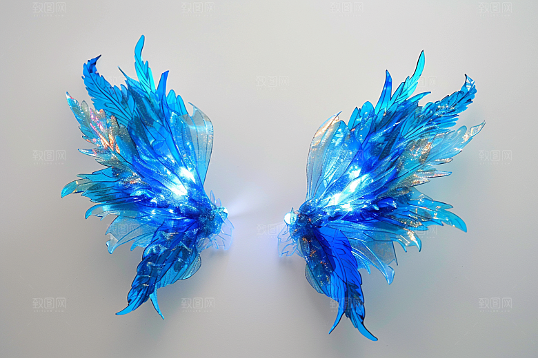 梦幻翅膀梦幻羽毛素材