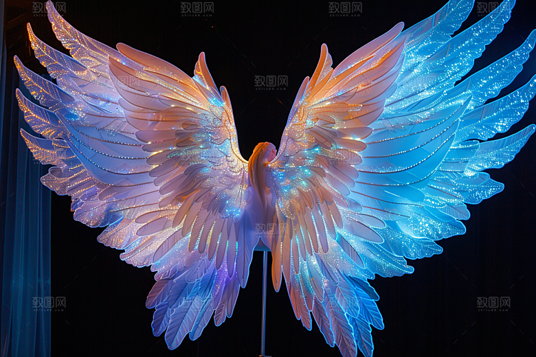 梦幻翅膀浪漫双翼素材