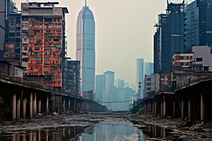 重庆城市3D立体山城视觉场景