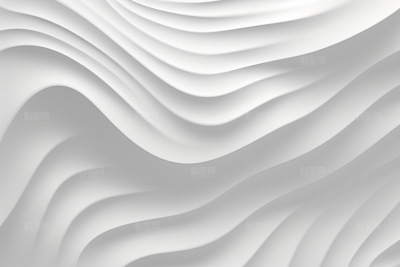 纯白石膏纹路简约立体背景图