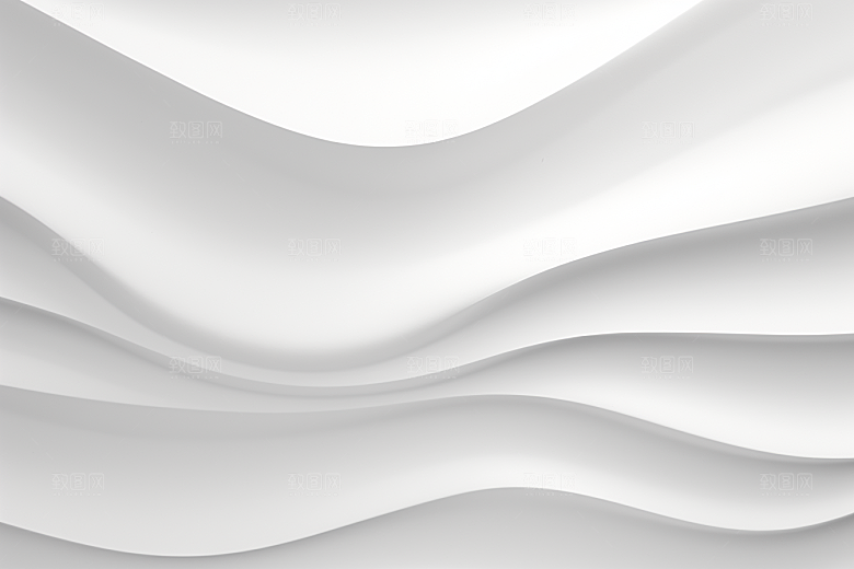 纯白石膏纹路纸纹抽象背景图