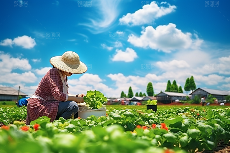 春耕种地农业高清摄影图