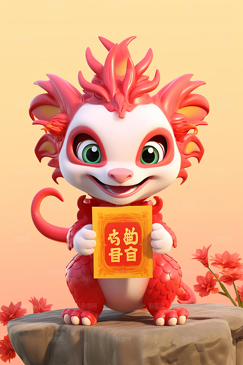 可爱小龙人3DIP模型