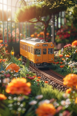 开往春天的列车春季灿烂微距摄影