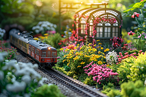 开往春天的列车高清春季微距摄影
