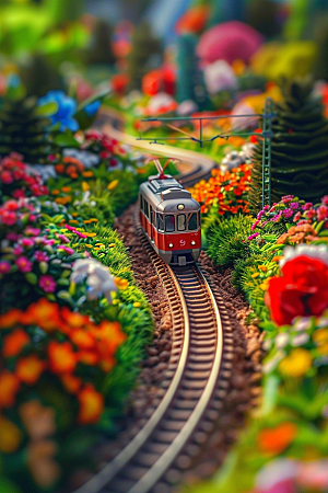 开往春天的列车花卉花朵微距摄影