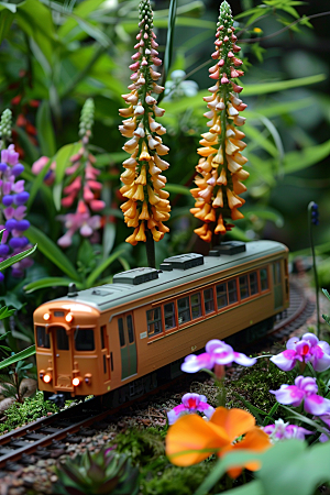 开往春天的列车花卉花朵微距摄影