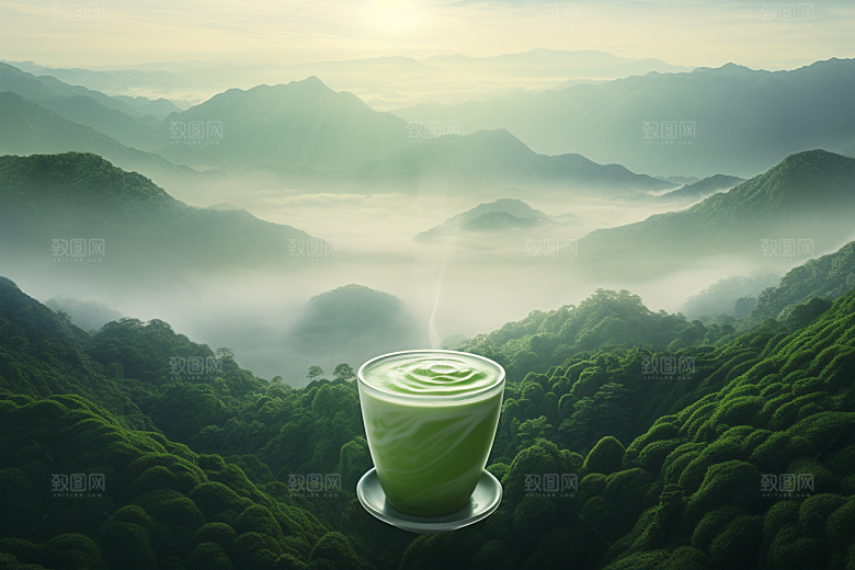 春季奶茶原叶新茶新年商品模型