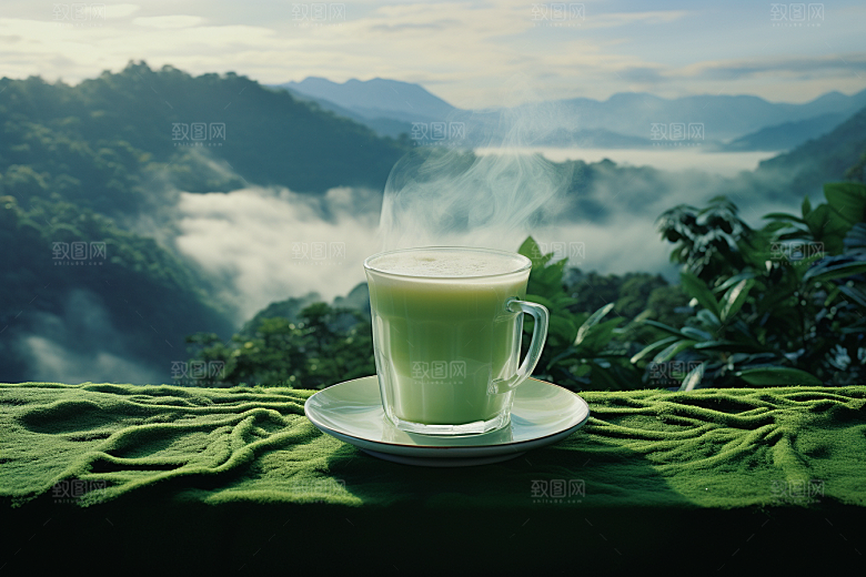 春季奶茶原叶新茶新年商品模型