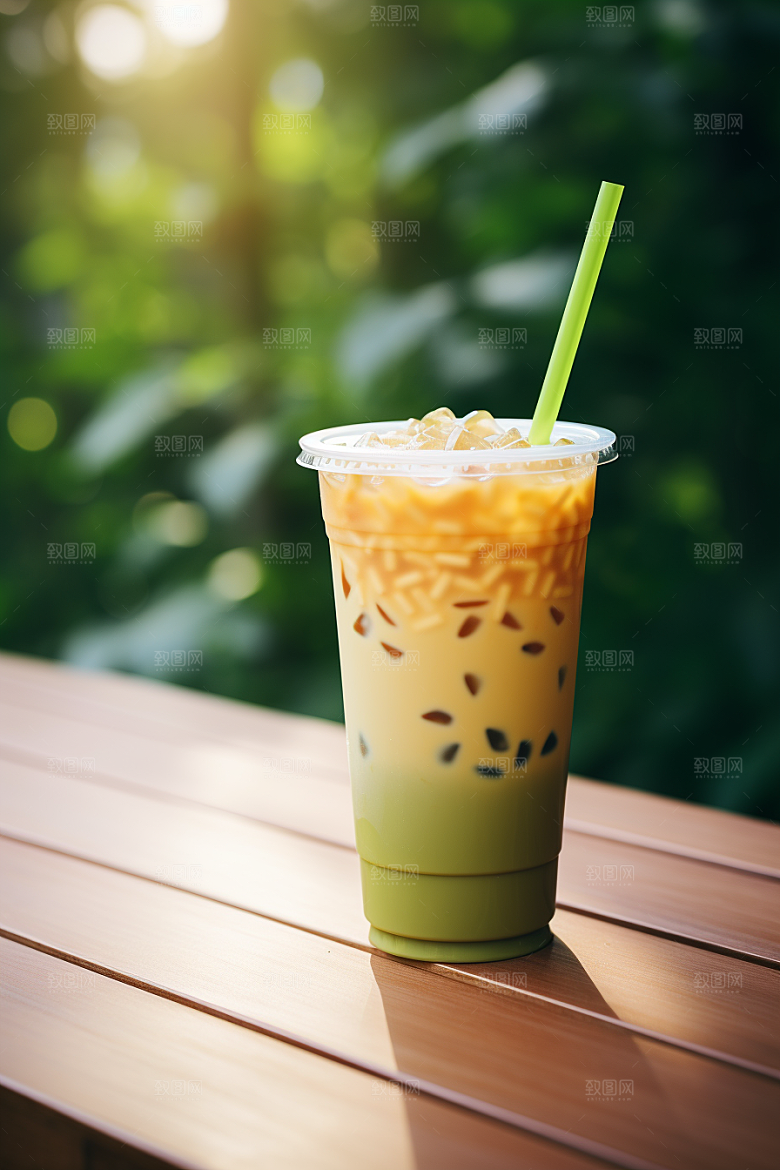 春季奶茶春季新品热饮商品模型