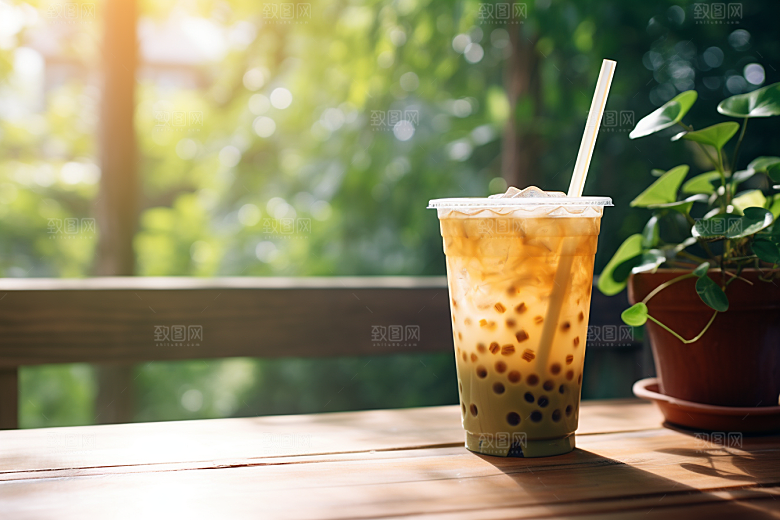春季奶茶原叶新茶春茶商品模型