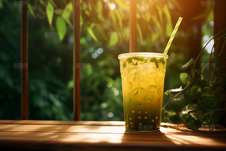 春季奶茶原叶新茶美食商品模型