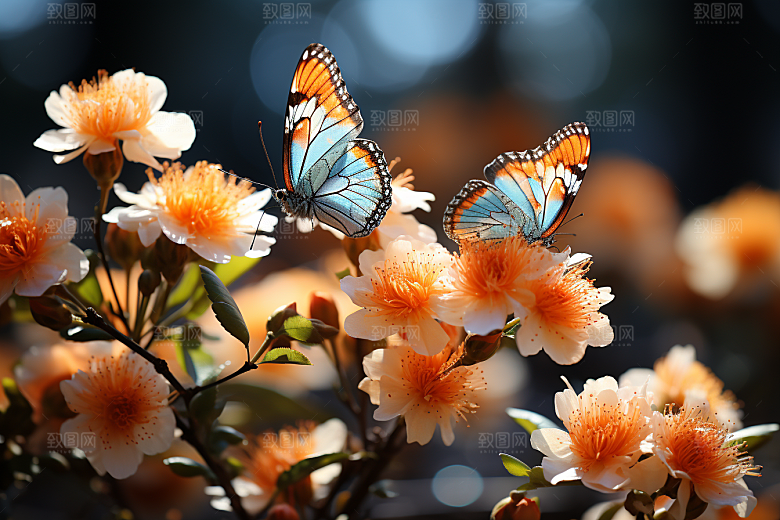 春色风光浪漫花卉摄影图
