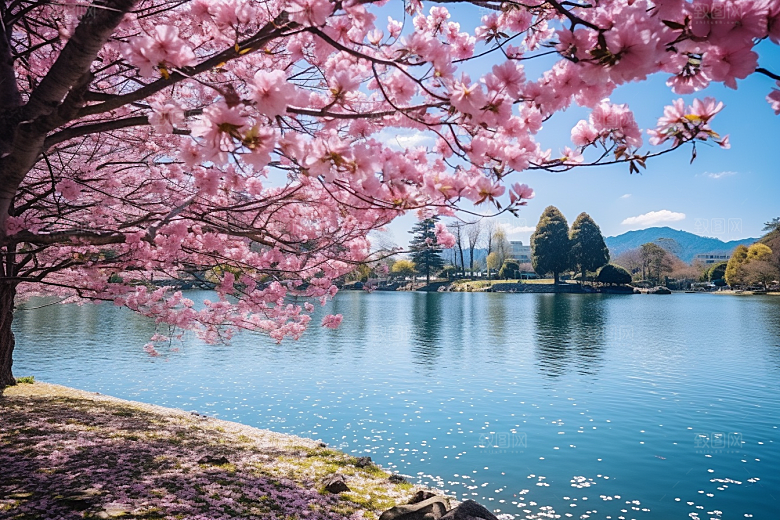 春天风景高清景色摄影图