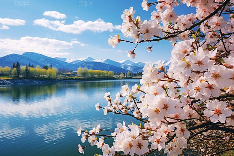 春天风景风光自然摄影图