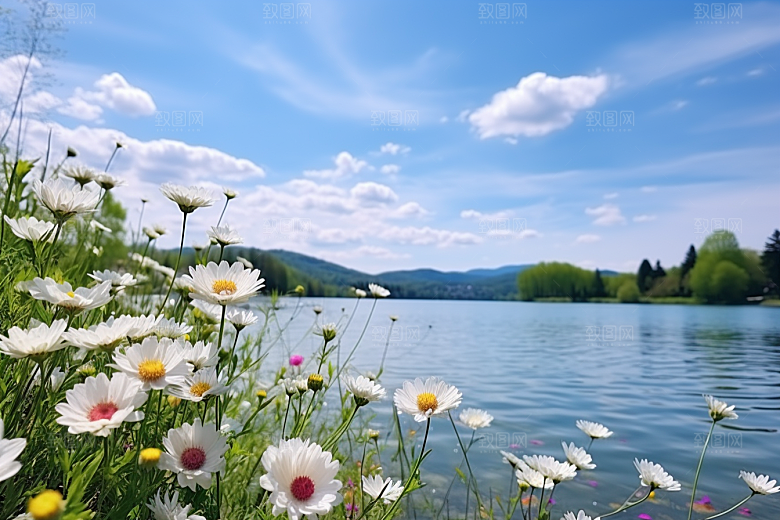 春天风景自然阳光摄影图