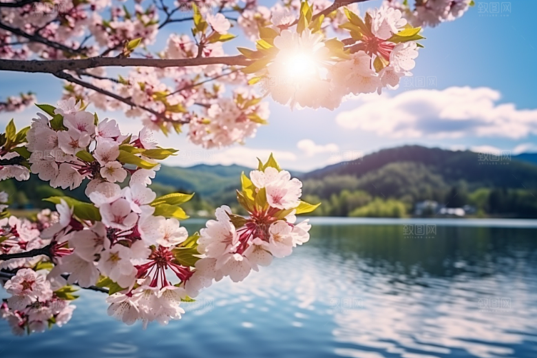 春天风景高清阳光摄影图