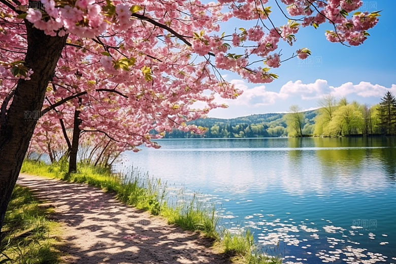 春天风景风光阳光摄影图