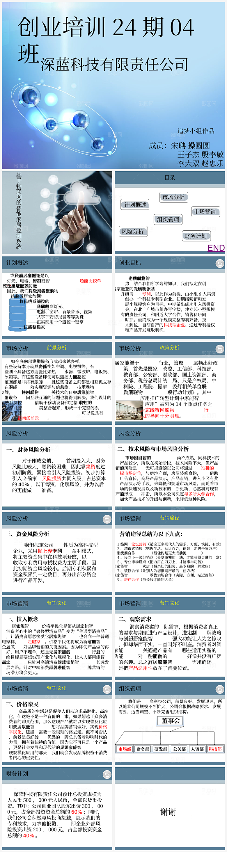 大学生创新创业计划书答辩