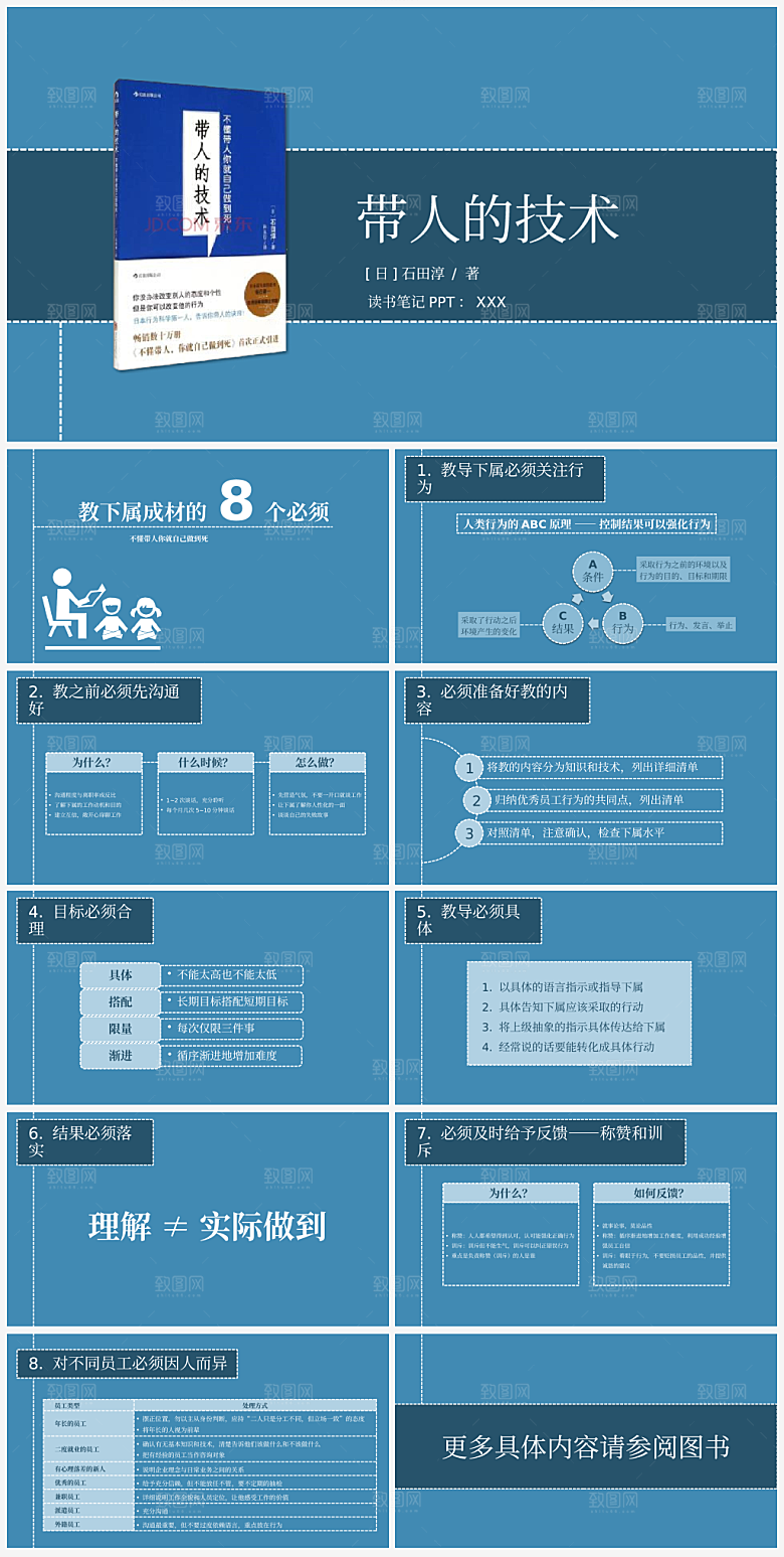 带人的技术读书笔记PPT作品