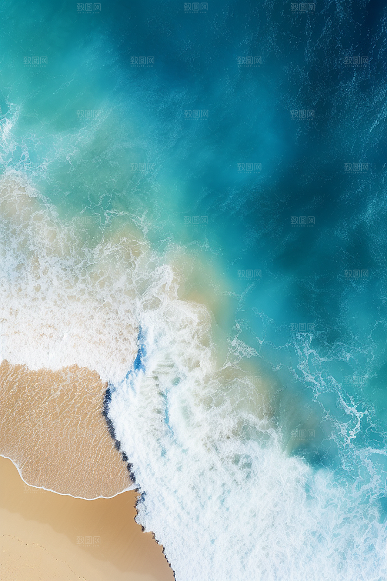 大海沙滩旅游旅行摄影图