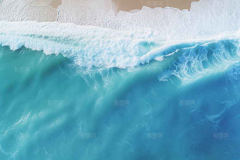 大海沙滩海边度假自然摄影图