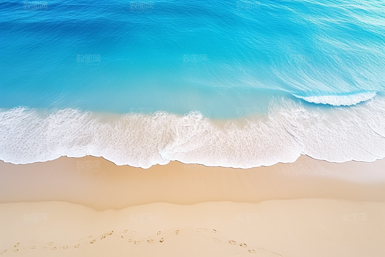 大海沙滩高清海边度假摄影图