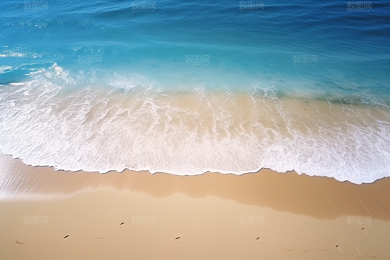 大海沙滩海边度假高清摄影图
