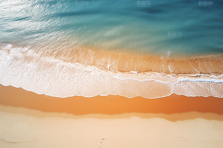 大海沙滩海边度假海洋摄影图
