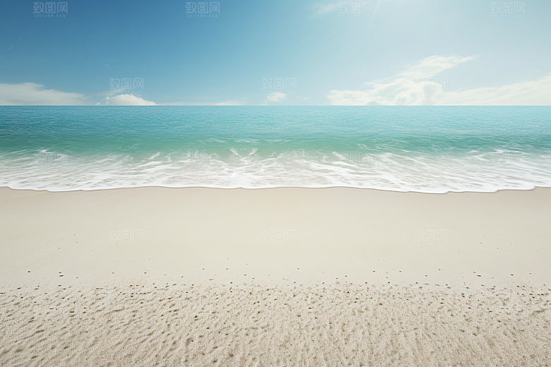大海沙滩旅游海洋摄影图