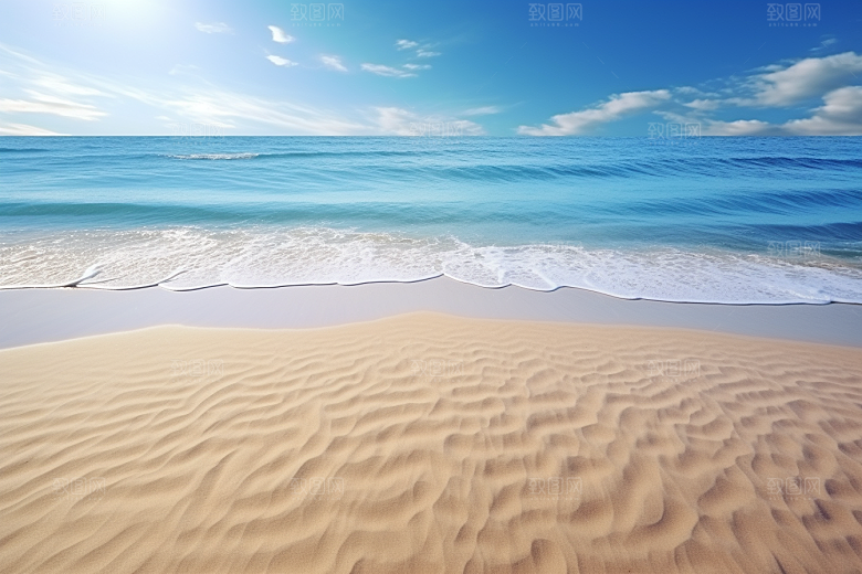 大海沙滩海洋旅行摄影图