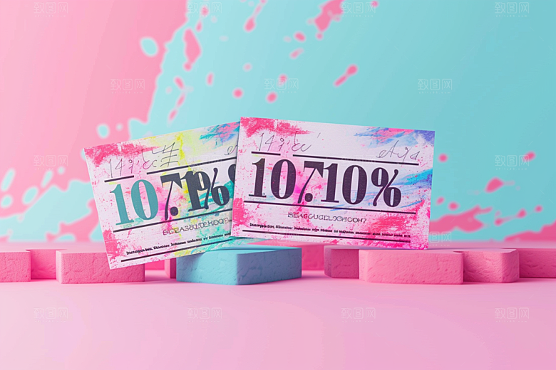 代金券质感卡票样机