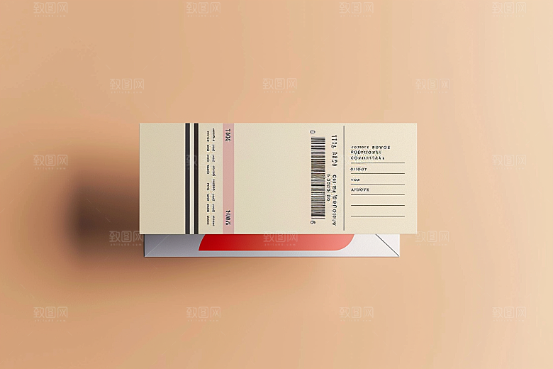 代金券优惠券设计感样机