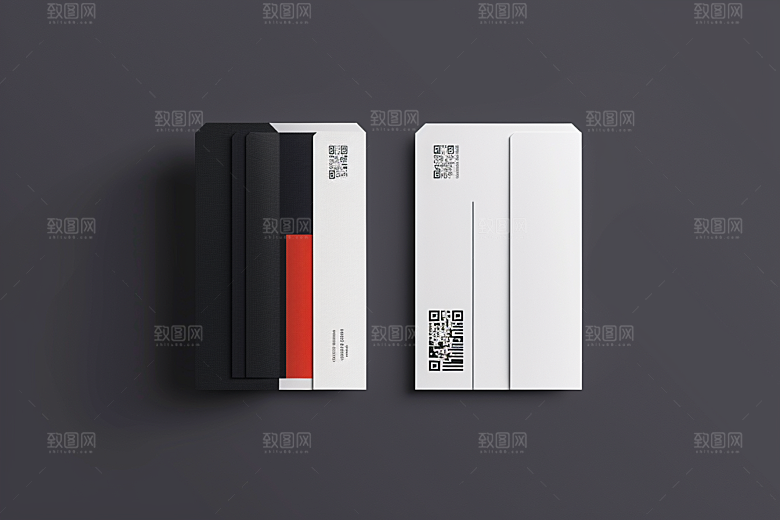 代金券几何卡片样机