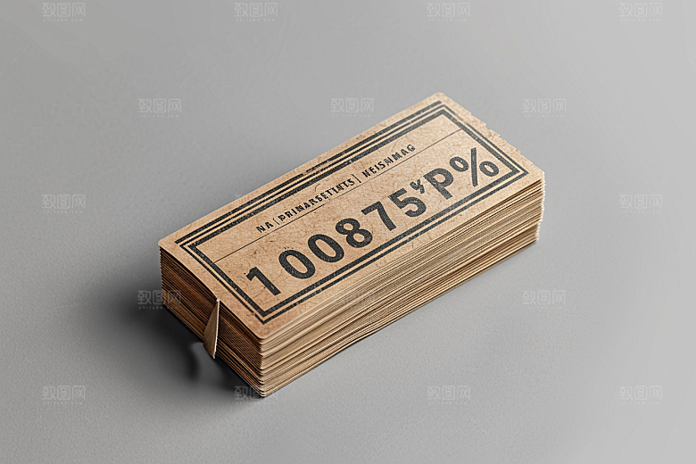 代金券几何精致样机