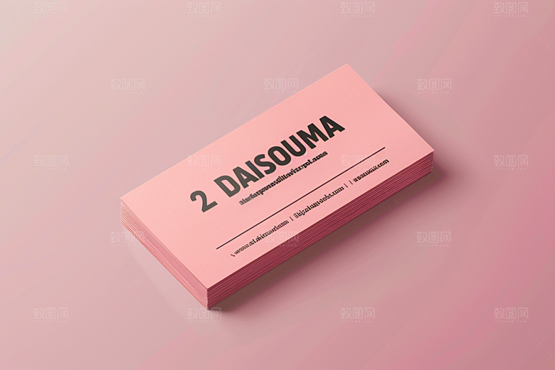 代金券色块艺术样机